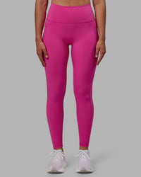 Woman wearing Fusion Ultra High-Rise Full Length Legging Pockets - Fuchsia Pink | Model:Sophie | Size:S | Thumbnail Index: 7