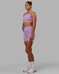 Woman wearing Fusion Ultra High-Rise 6" Short Pockets - Light Violet | Model:Asia | Size:S | Thumbnail Index: 6