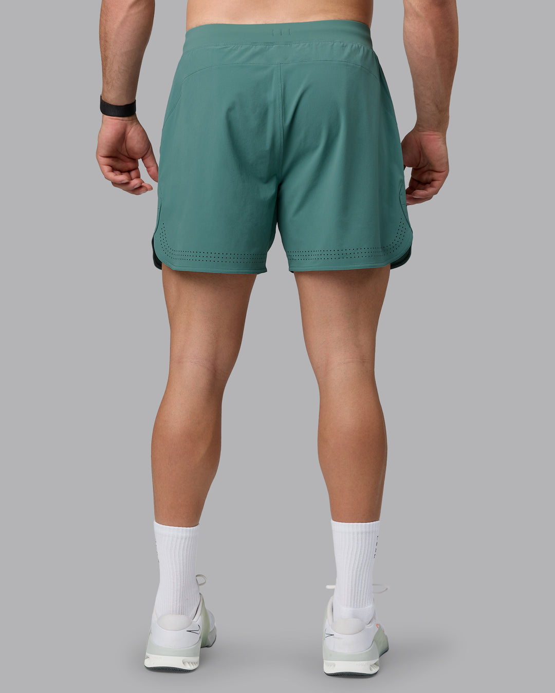 Man wearing Lift 6" Lined Performance Shorts - Sagebrush - view 5