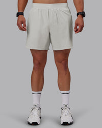Man wearing Lift 6" Performance Shorts - Digital Mist | Thumbnail Index: 5