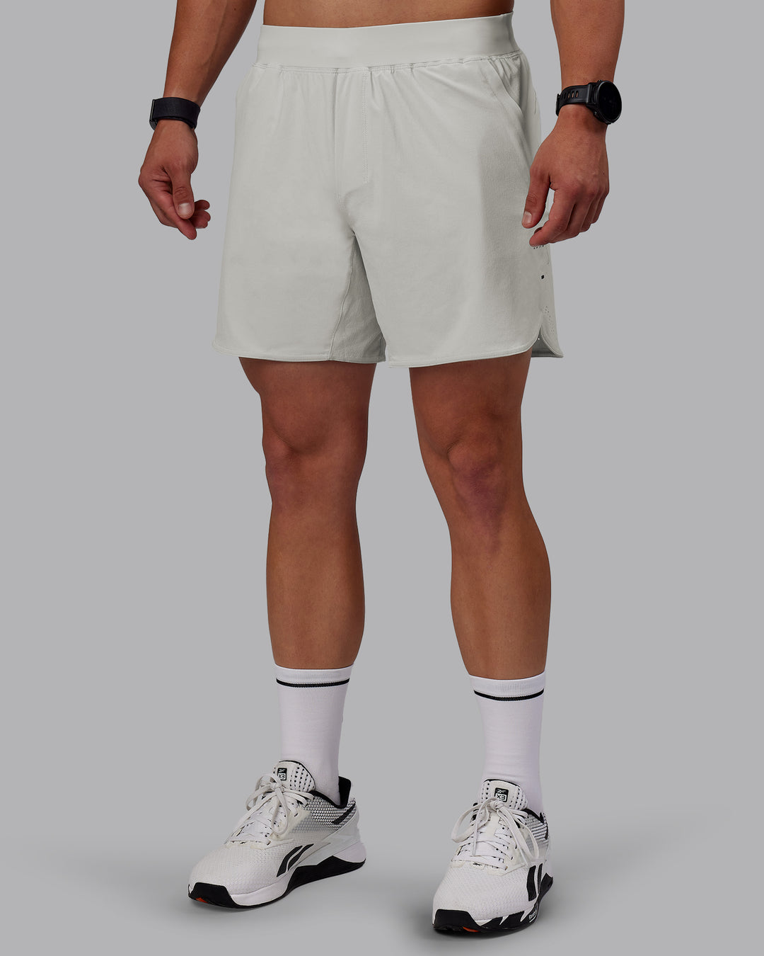 Man wearing Lift 6" Performance Shorts - Digital Mist - view 1