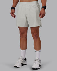 Man wearing Lift 6" Performance Shorts - Digital Mist | Thumbnail Index: 0