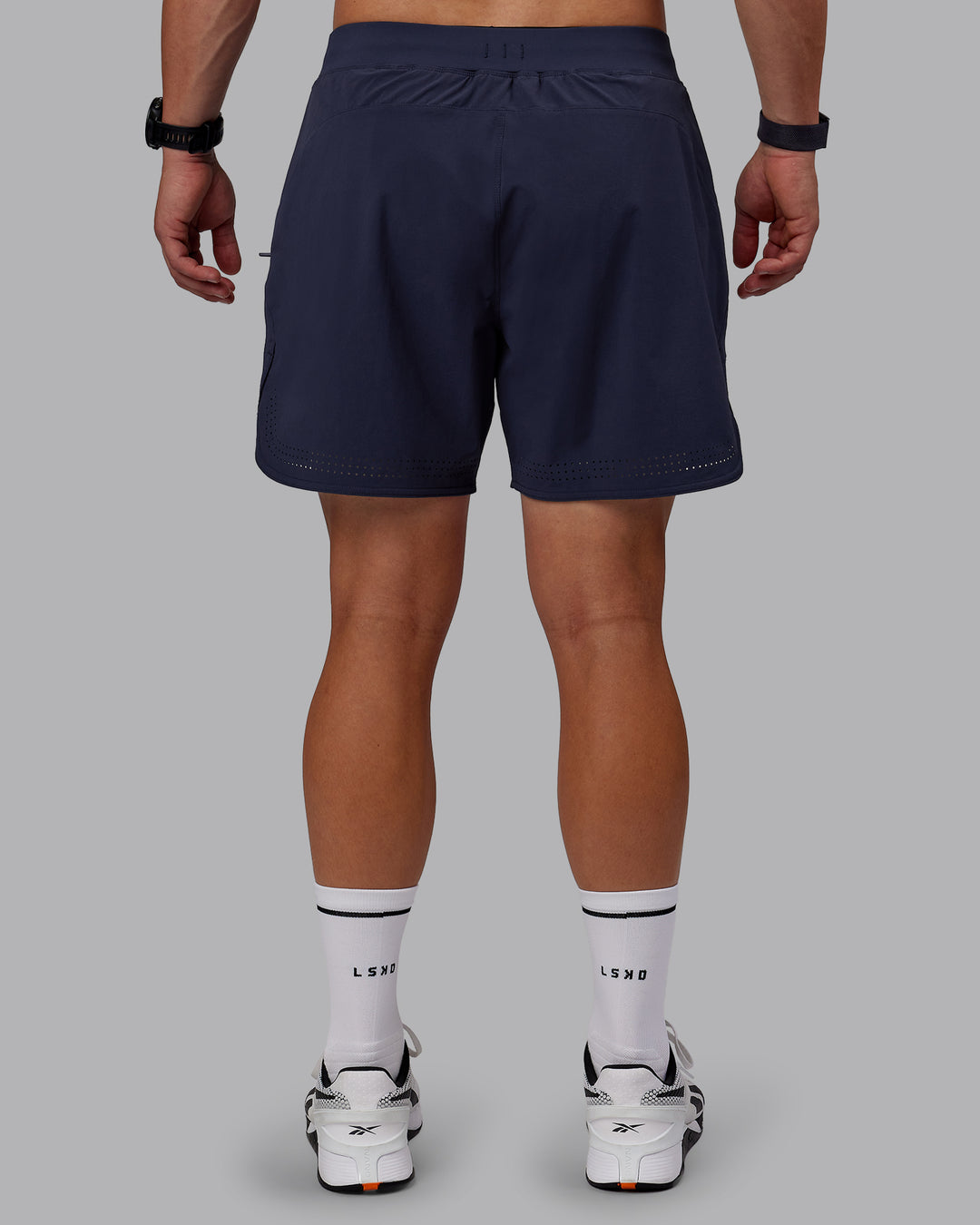 Man wearing Lift 6" Performance Shorts - Future Navy - view 4