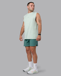 Man wearing Lift 6" Performance Shorts - Sagebrush | Thumbnail Index: 2