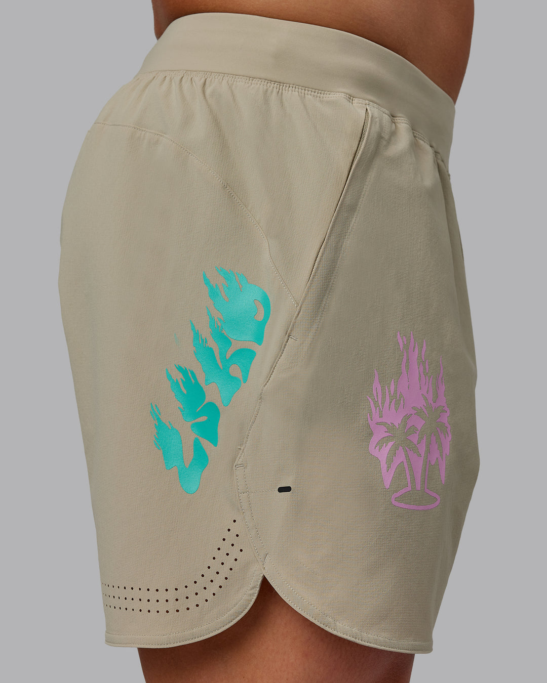 Man wearing Lift 6" Performance Shorts - Sand-So Cal 24 - view 5
