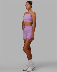 Lift High Neck Sports Bra - Light Violet | Thumbnail Index: 4