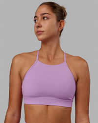 Lift High Neck Sports Bra - Light Violet | Thumbnail Index: 2