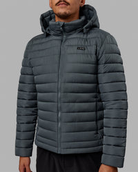 Man wearing All Day Puffer Jacket - Storm | Thumbnail Index: 7