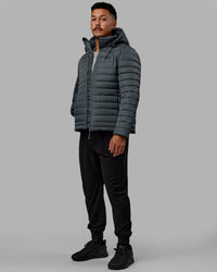 Man wearing All Day Puffer Jacket - Storm | Thumbnail Index: 8