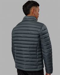 Man wearing All Day Puffer Jacket - Storm | Thumbnail Index: 2