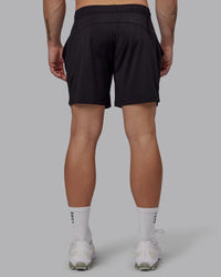 Man Wearing Restore CloudFLX Short - Black | Model:Bryce | Size:L | Thumbnail Index: 4