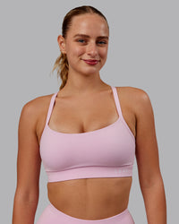 Woman wearing Momentum Sports Bra D/DD/E - Marshmallow | Thumbnail Index: 0