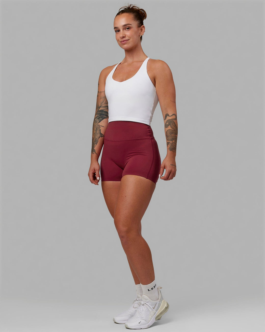 Woman wearing Movement Active Tank - White - view 5