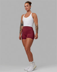 Woman wearing Movement Active Tank - White | Thumbnail Index: 4