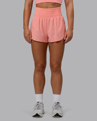 Woman wearing Power Train 2" Shorts - Murex Shell | Thumbnail Index: 6