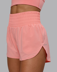 Woman wearing Power Train 2" Shorts - Murex Shell | Thumbnail Index: 7