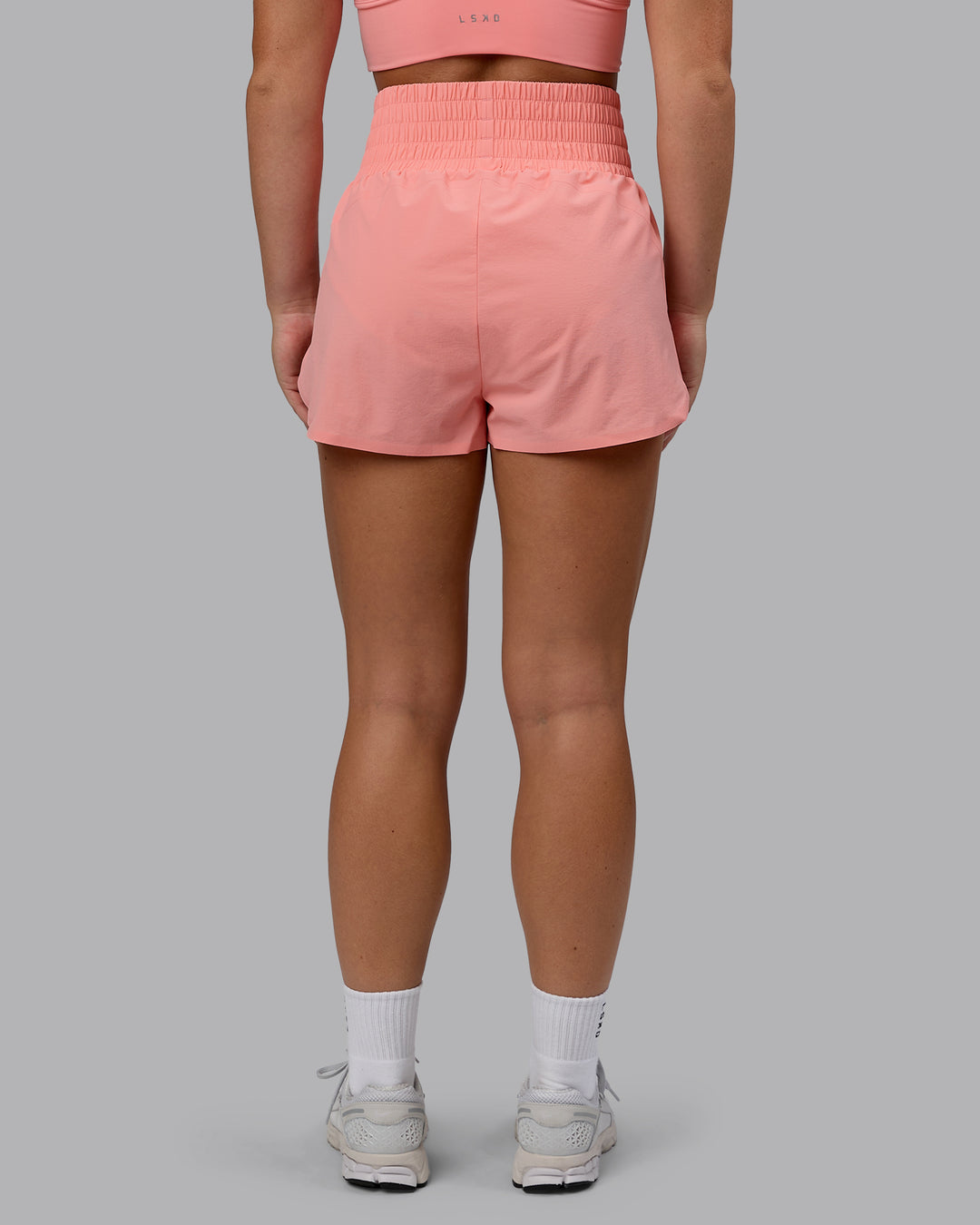 Woman wearing Power Train 2" Shorts - Murex Shell - view 4