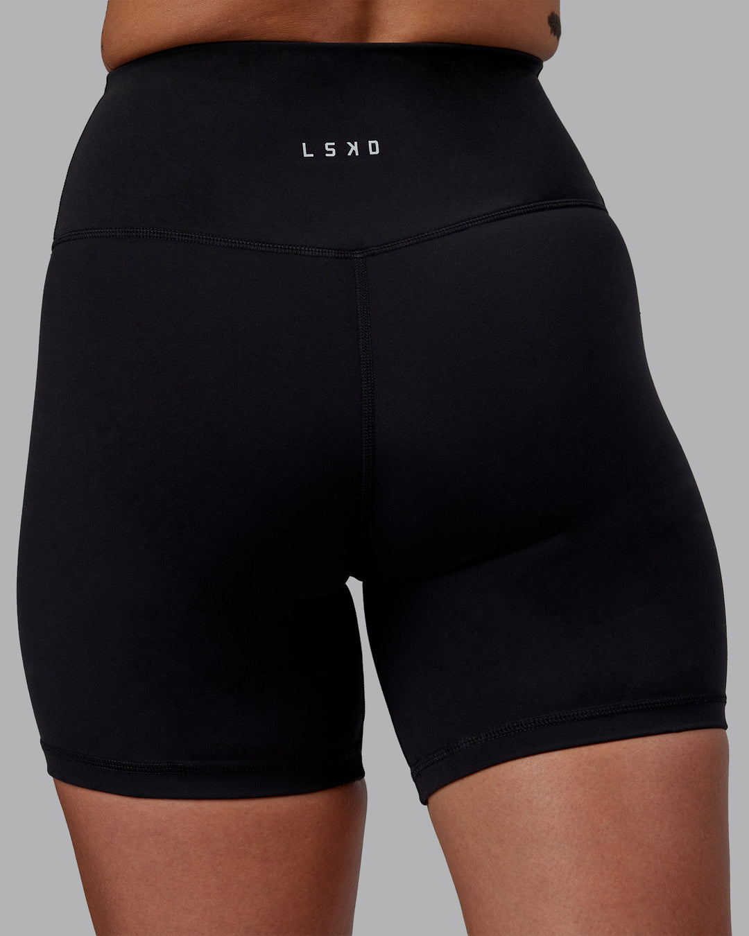 Woman wearing RXD High-Rise 6" Short - Black - view 7