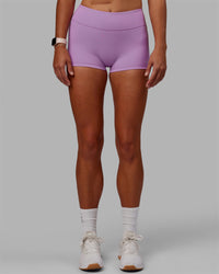 Woman wearing RXD Low-Rise 2" Short - Light Violet | Thumbnail Index: 0