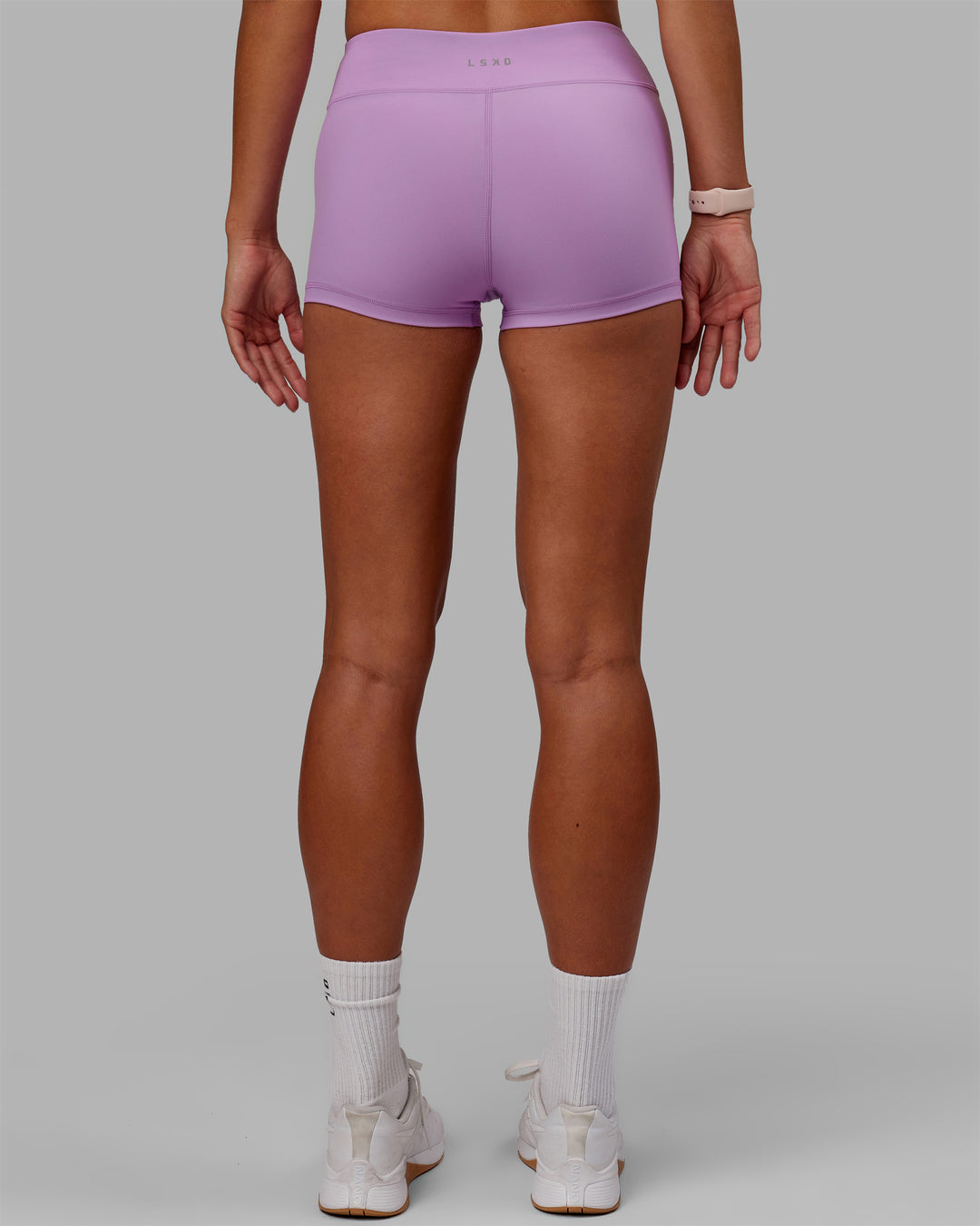 Woman wearing RXD Low-Rise 2" Short - Light Violet - view 4