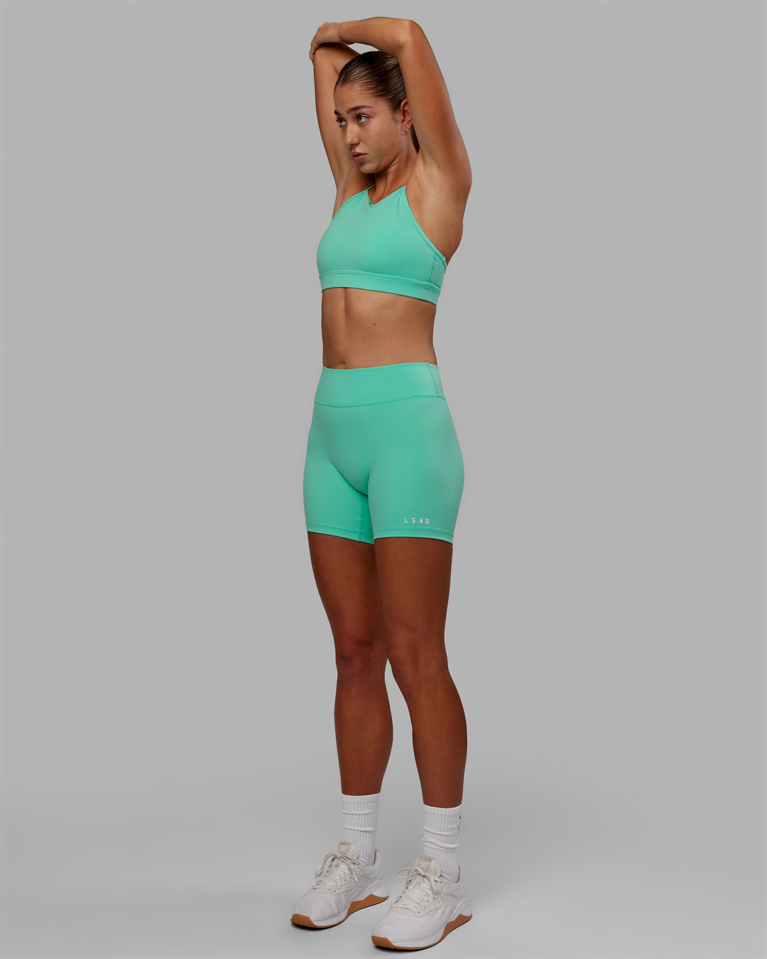Woman wearing RXD Low-Rise 6" Short - Cockatoo - view 10