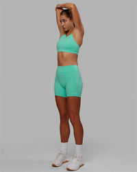 Woman wearing RXD Low-Rise 6" Short - Cockatoo | Thumbnail Index: 9