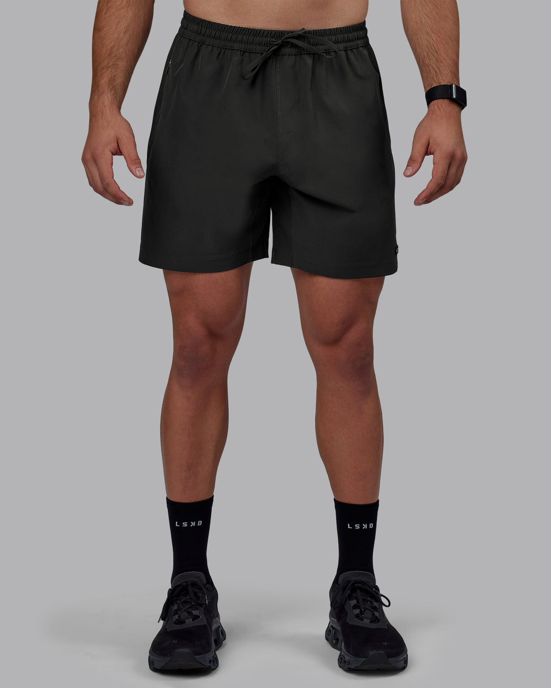 Man wearing Rep 7" Performance Shorts - Pirate Black - view 3