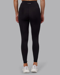 Woman wearing Rep Ultra High-Rise Tall Legging Pockets - Black-Black | Model:Hannah | Size:S | Thumbnail Index: 3