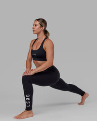 Woman wearing Rep Ultra High-Rise Tall Legging Pockets - Black-White | Model:Bree | Size:S | Thumbnail Index: 0
