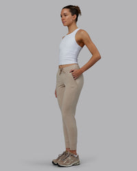 Women Weaing Restore CloudFLX Jogger - Oatmeal Marl | Thumbnail Index: 4