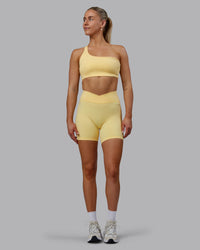 Woman wearing Sara Helios Sports Bra - Sunflower | Thumbnail Index: 6