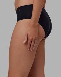 Woman wearing Seamless Brief - Black | Model:Grace | Size:S | Thumbnail Index: 4