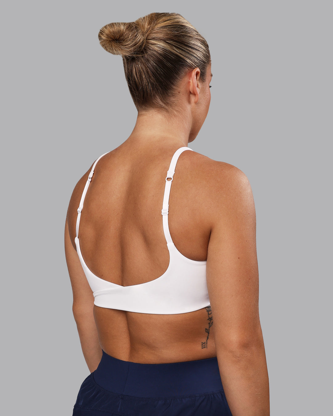 Twist Sports Bra - White - view 4