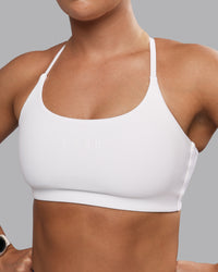 Twist Sports Bra - White | Thumbnail Index: 0