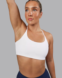 Twist Sports Bra - White | Thumbnail Index: 2