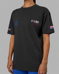 Women wearing Redline FLXCotton Tee Oversize - Phantom-White | Thumbnail Index: 8