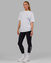 VS5 FLXCotton Tee Oversize - White-Black | Thumbnail Index: 9