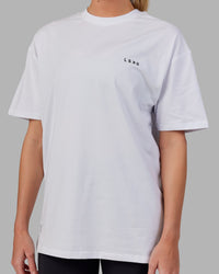VS5 FLXCotton Tee Oversize - White-Black | Thumbnail Index: 7