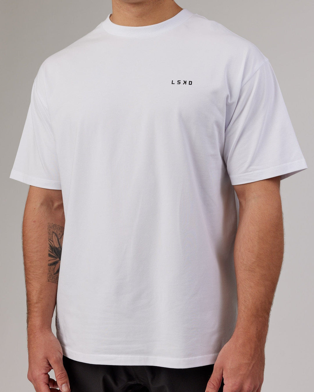 VS5 FLXCotton Tee Oversize - White-Black - view 9