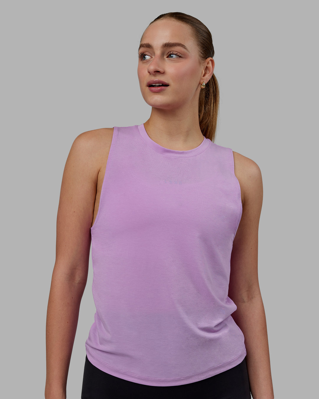 Woman wearing Vital Training Tank - Light Violet - view 1