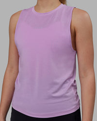 Woman wearing Vital Training Tank - Light Violet | Thumbnail Index: 3