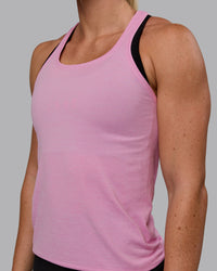 Woman wearing AeroFLX+ Seamless Tank - Pirouette/Bubblegum | Thumbnail Index: 0