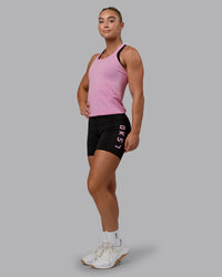 Woman wearing AeroFLX+ Seamless Tank - Pirouette/Bubblegum | Thumbnail Index: 2
