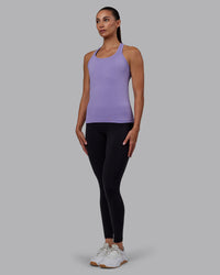 Woman wearing AeroFLX+ Seamless Tank - Dahlia Purple Marl | Thumbnail Index: 6