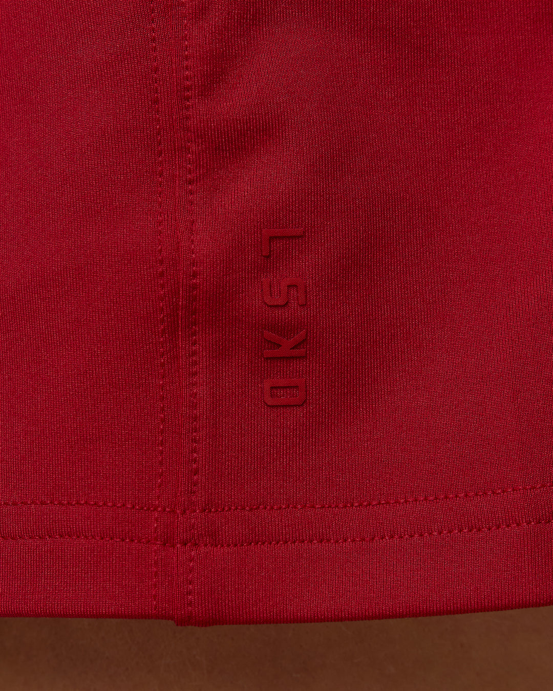 Woman wearing Restore CloudFLX Shorts - Cherry Red - view 4