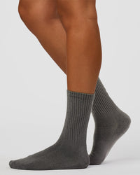 Move Crew Socks 3 Pack 2.0 - Dark Storm-Cocoa Powder-White | Thumbnail Index: 4