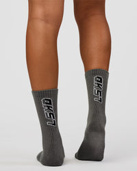 Move Crew Socks 3 Pack 2.0 - Dark Storm-Cocoa Powder-White | Thumbnail Index: 5