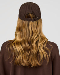 Woman wearing CF Move Through Cap - Hot Chocolate | Model:Leilani | Size:OS | Thumbnail Index: 5