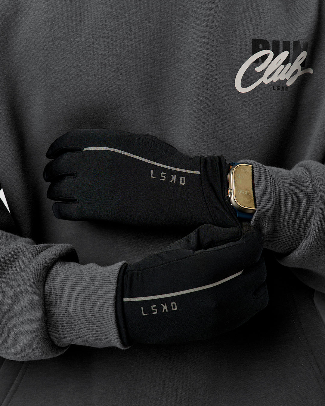 Pace Running Gloves - Black - view 6