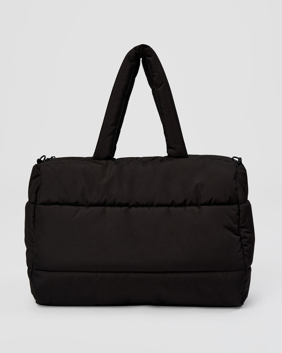 Puffer Duffle Bag - Black - view 1